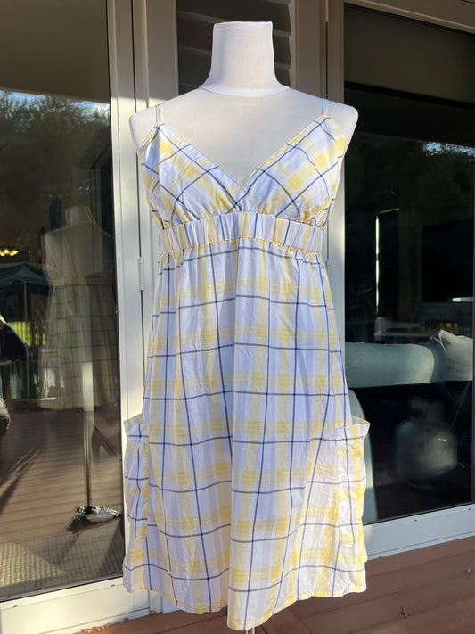 Checkered Mini Dress | Size 10-12