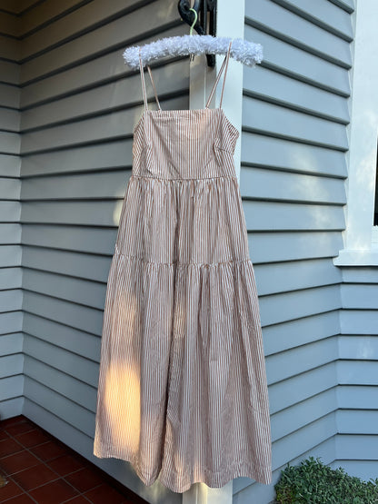Striped Maxi Dress | Size 6