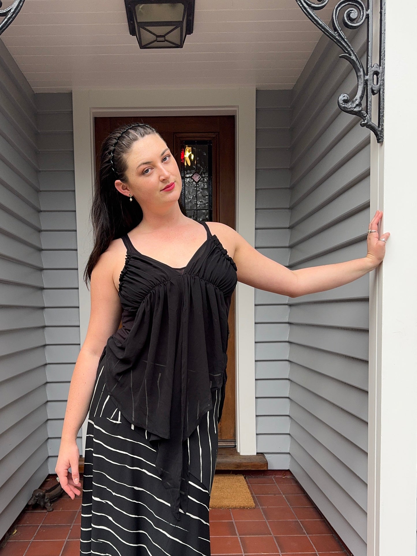 Floaty Mesh Singlet | Size Large