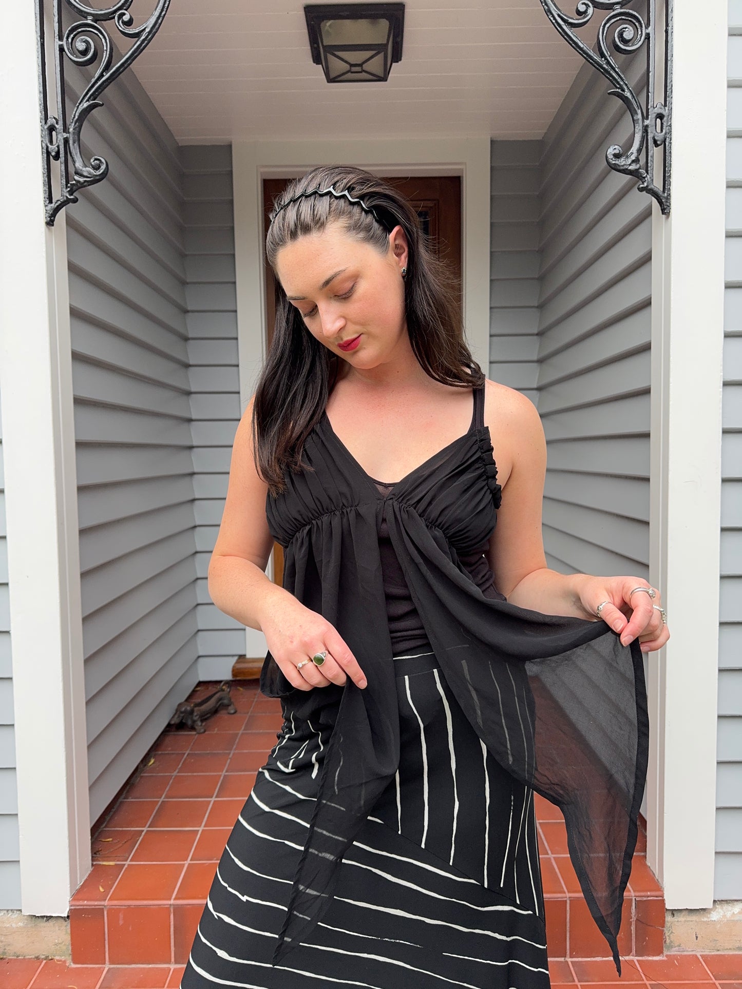 Floaty Mesh Singlet | Size Large