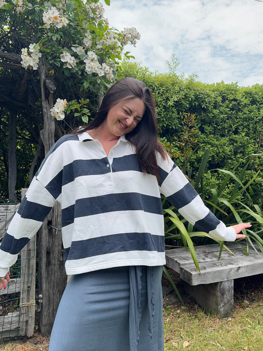 Striped Rugby Jersey | Size 16