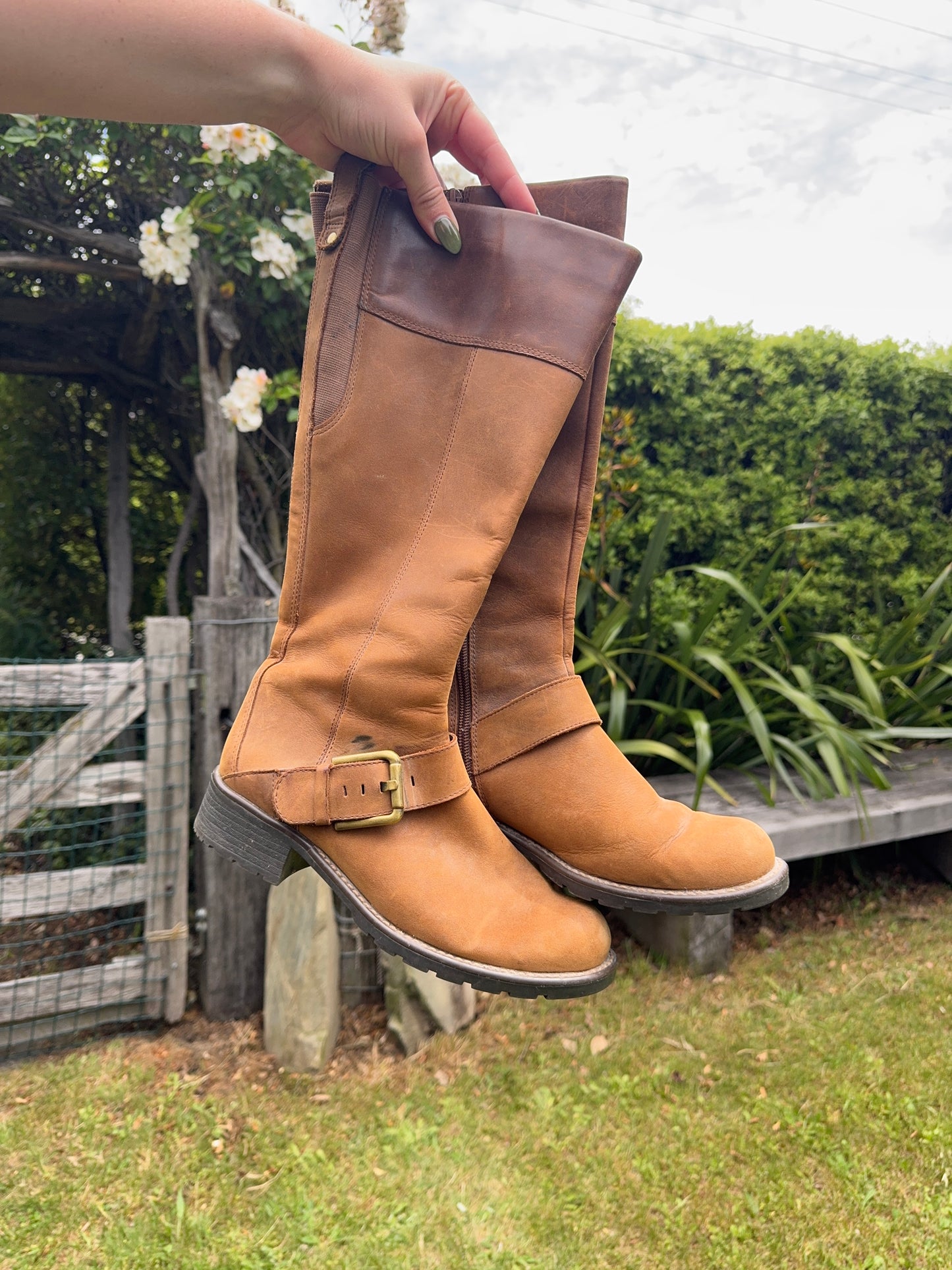 Funky Brown Boots | Size 5 1/2