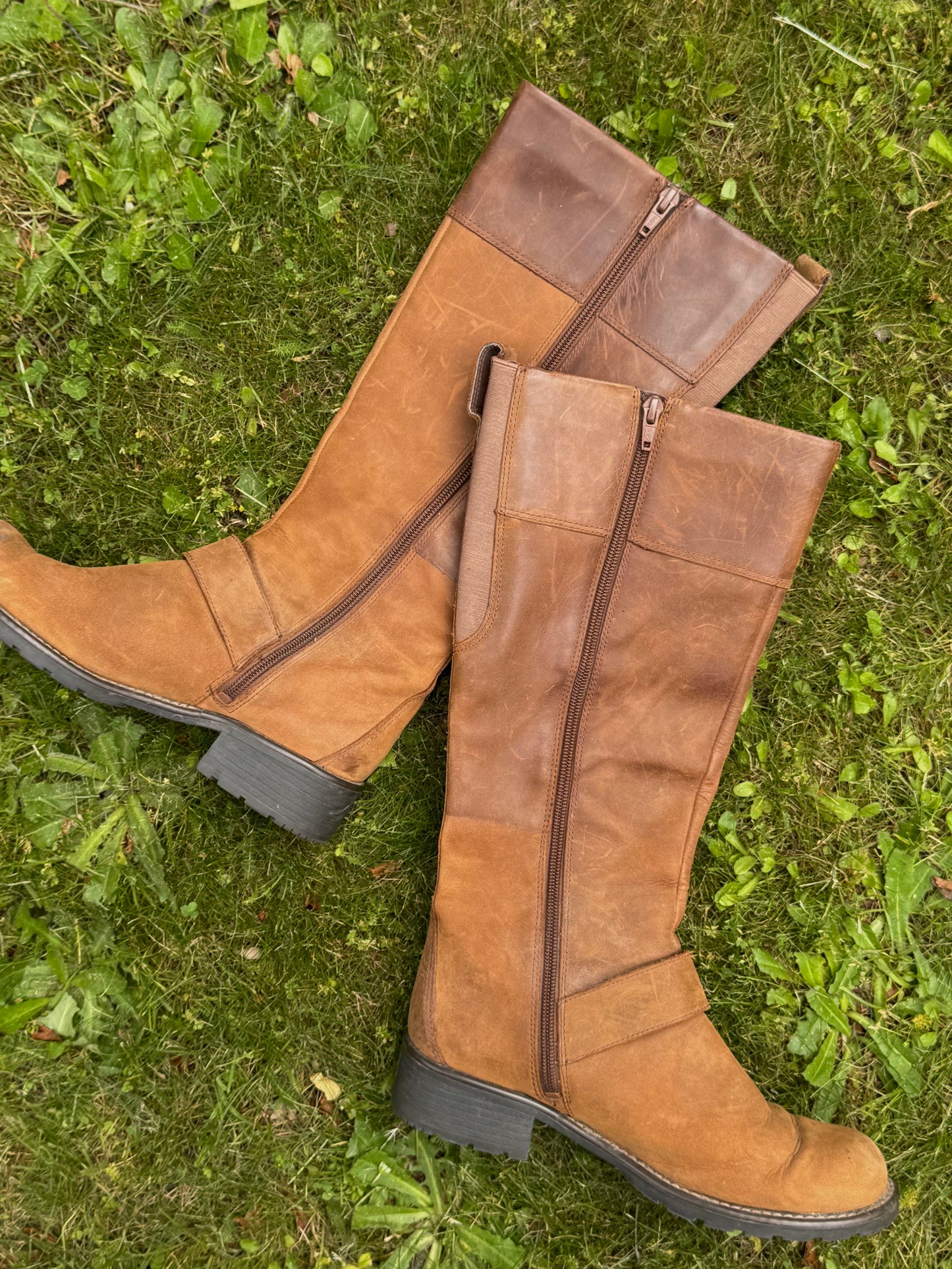 Funky Brown Boots | Size 5 1/2