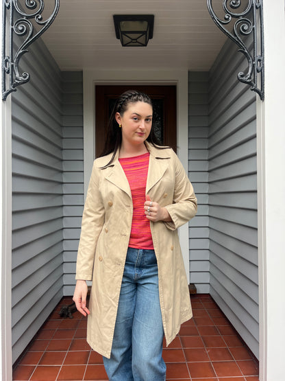 Beige Trenchcoat | Size 12