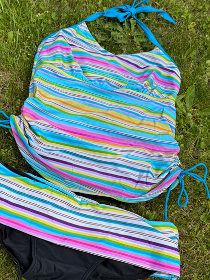 Colourful Tankini Set | Size S-M
