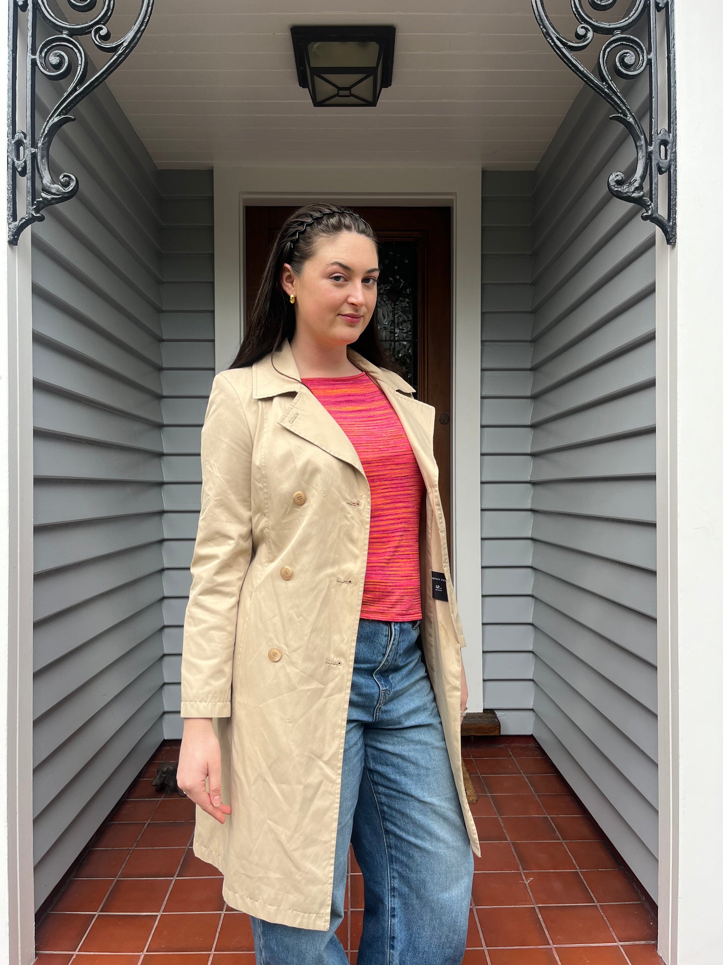 Beige Trenchcoat | Size 12