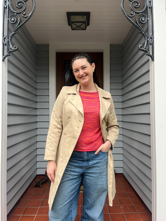Beige Trenchcoat | Size 12