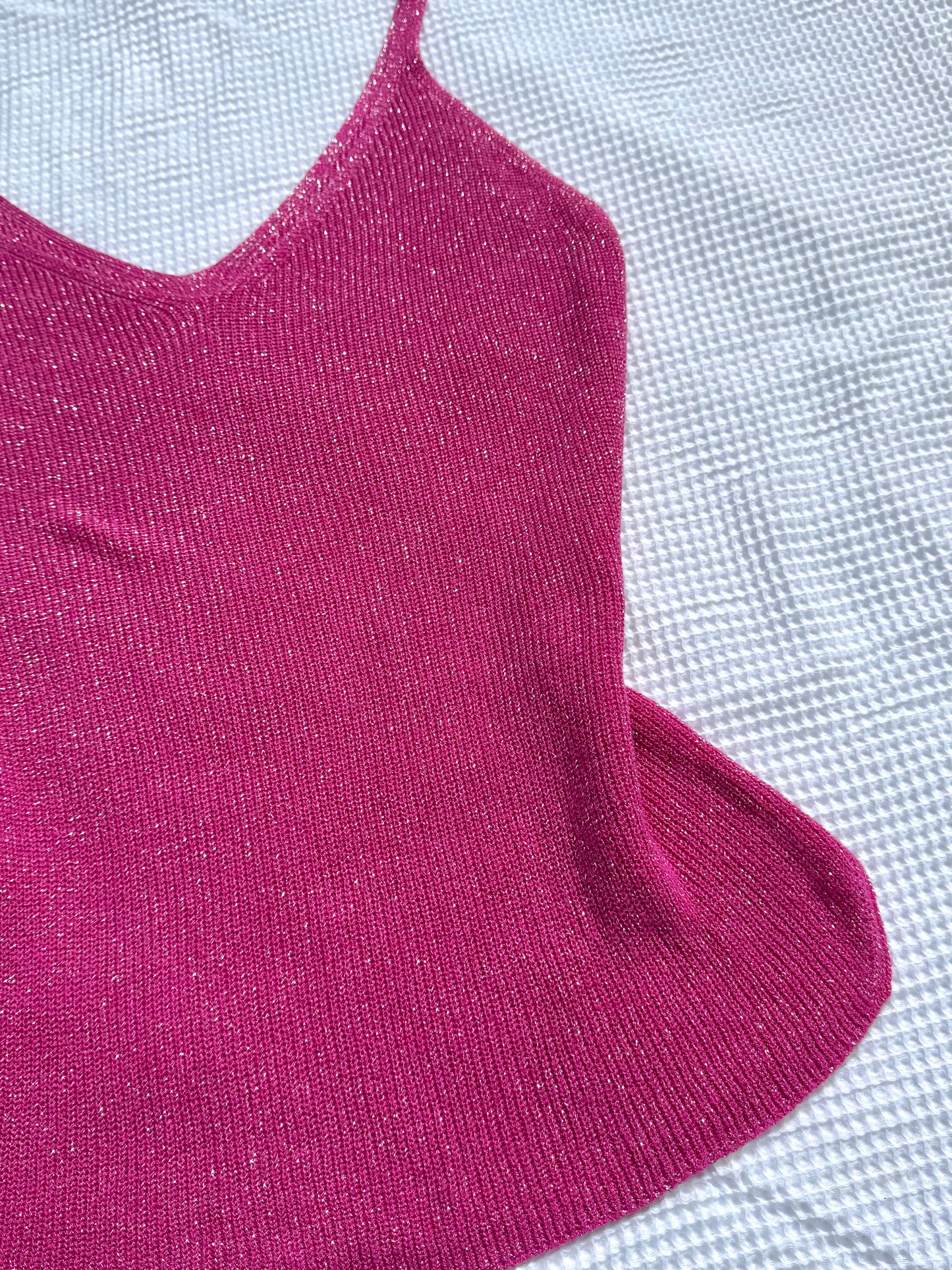 Pink Sparkly Cami | Size 10-12