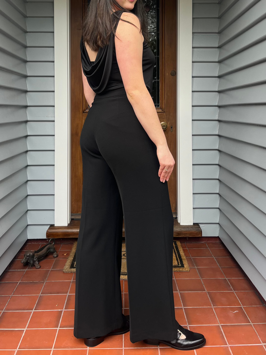 Black Straight Leg Pants | Size 14